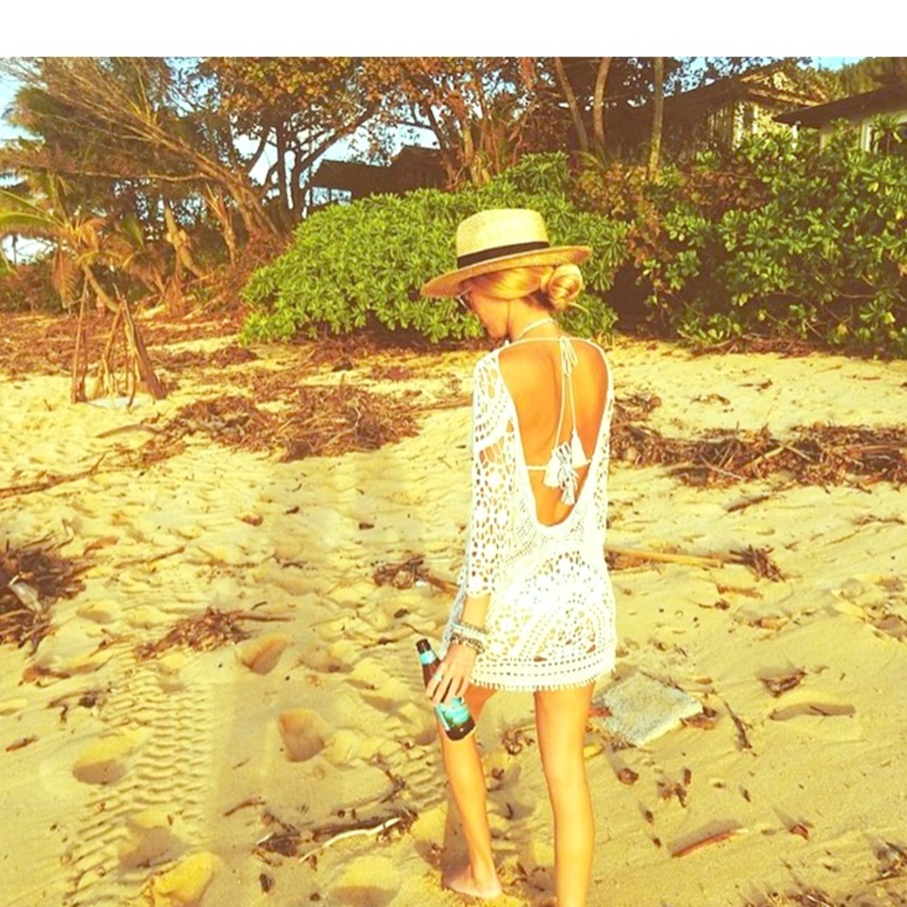Sunny crochet cover up